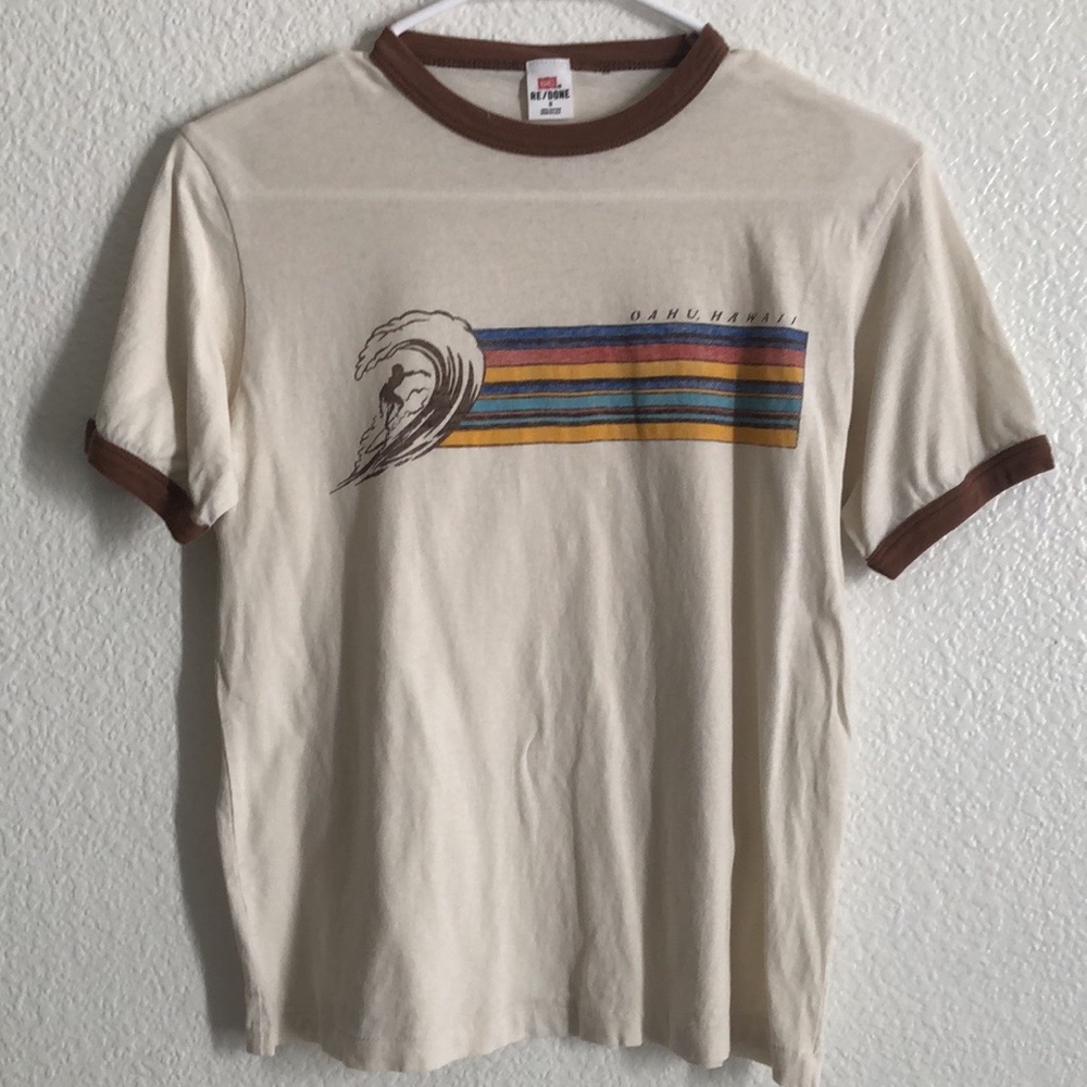 Re/Done Hawaii Ringer Tee